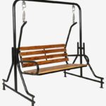 Arial Teak Wood Seat - Black