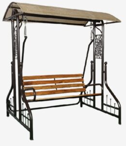 Sabio Teak Wood Seat – Black
