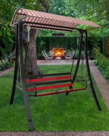 Kaushalendra Indoor Outdoor Swing 2 Seat 300 cap. Iron Large Swing