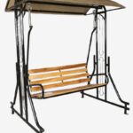 Qubit Teak Wood Seat – Black